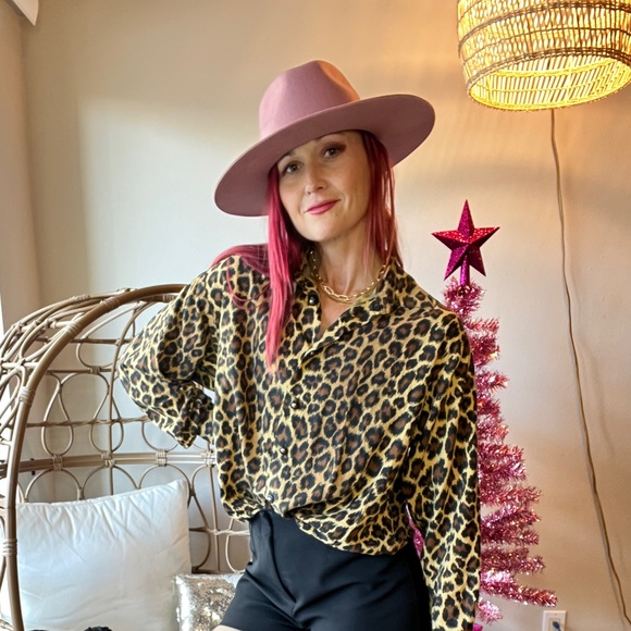 Wyeth Wool Fedora Pink Rose - Picture 5 of 6